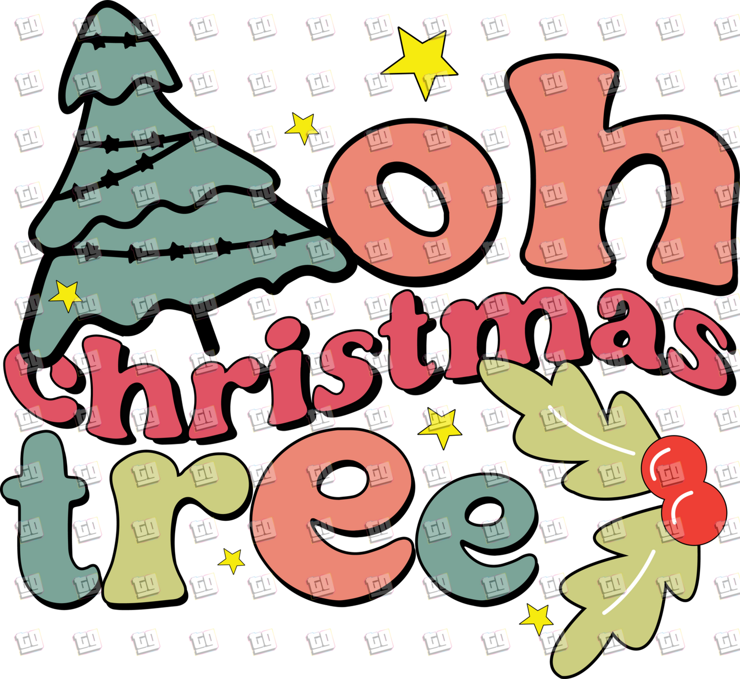 Oh Christmas Tree - Holidays - DTF Transfer