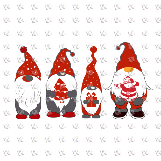 Christmas Gnomes- Holidays - DTF Transfer