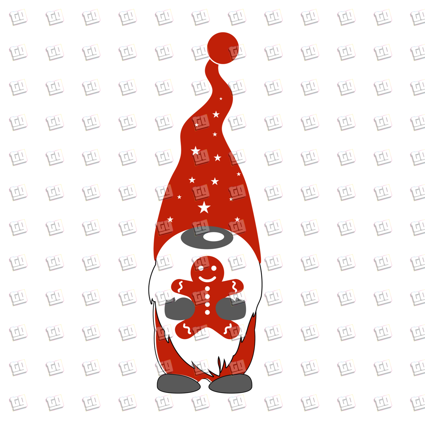 Christmas Gnome - Holidays - DTF Transfer