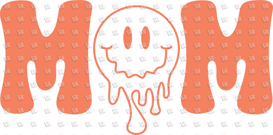 Mom Smiley Face - Mom - DTF Transfer