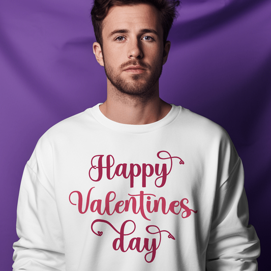 Happy Valentine's Day Cursive Font - Valentines - DTF Transfer