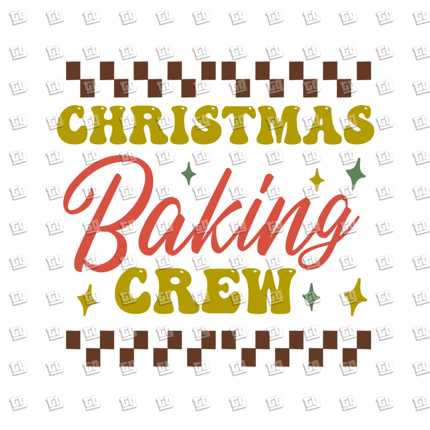 Christmas Baking Crew - Holidays - DTF Transfer