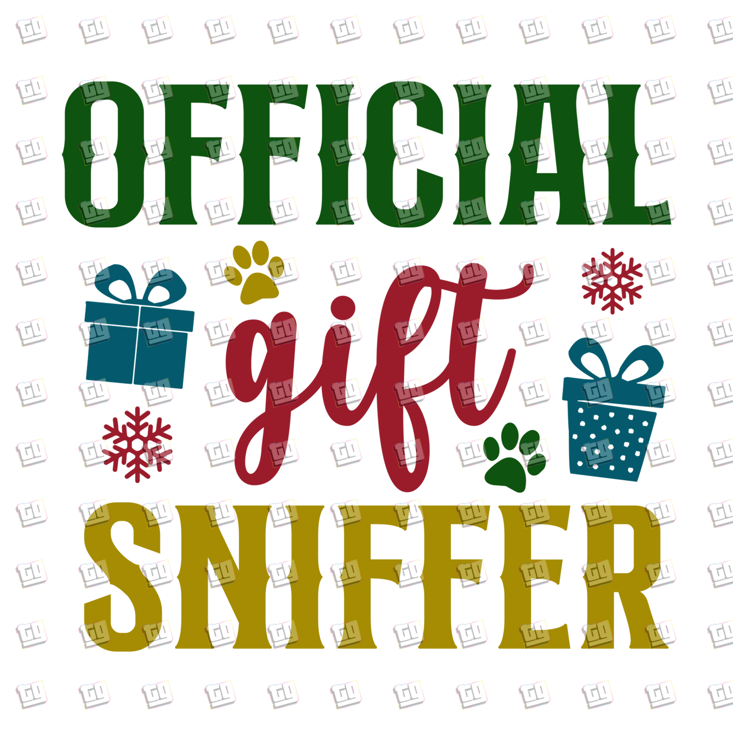 Official Gift Sniffer - Holidays - DTF Transfer