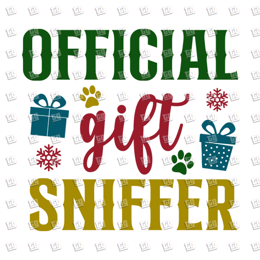 Official Gift Sniffer - Holidays - DTF Transfer